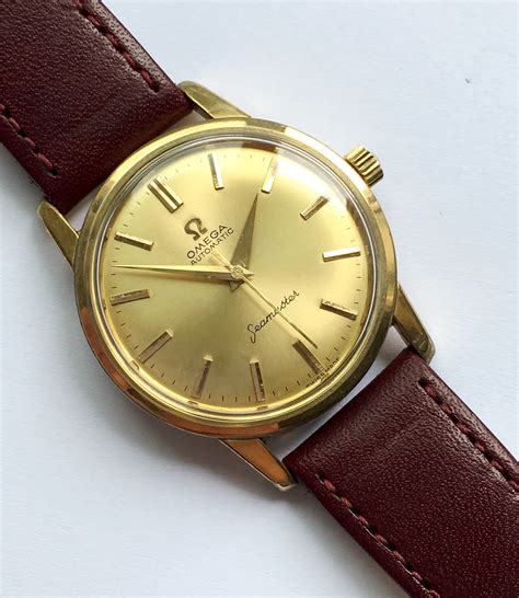 omega seamaster vintage value|omega seamaster gold vintage price.